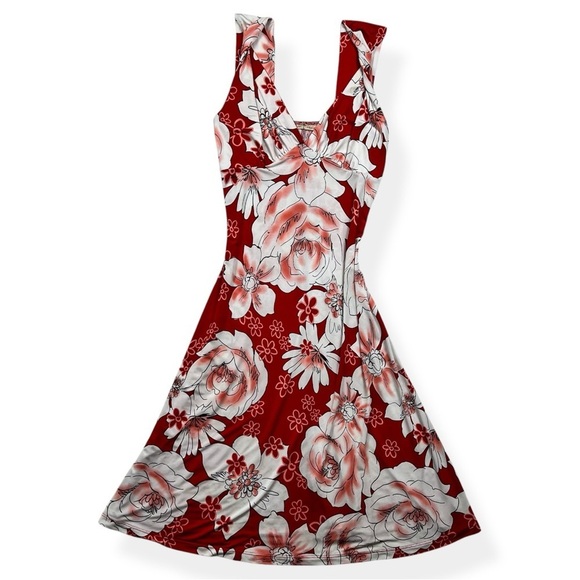 Tropical Wear Dresses & Skirts - 90’s / Y2K Floral Midi Dress